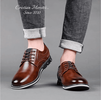 Giovanni™ Business Casual Leather Shoes - by Cristian Moretti®