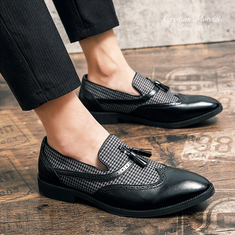 Antonio De Luca™ Premium Leather Slip-On Shoes