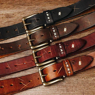 "Nero" Genuine Leather Belt