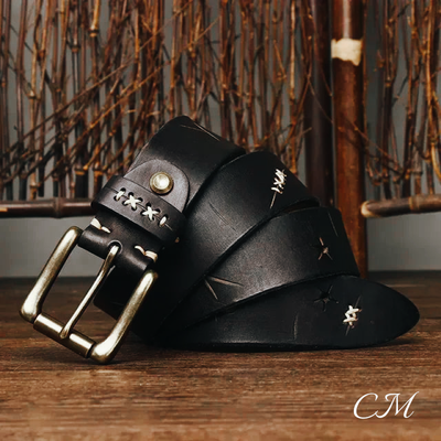 "Nero" Genuine Leather Belt