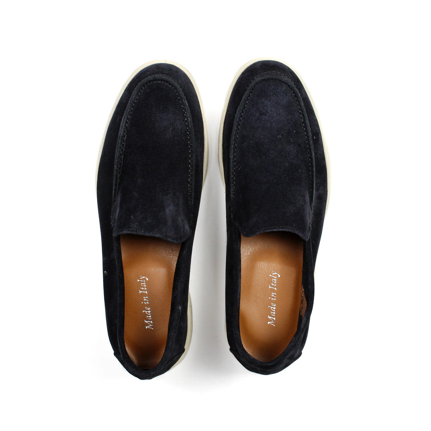 Mocassini Portofino in Camoscio Blu