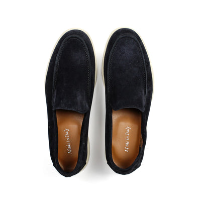 Mocassini Portofino in Camoscio Blu