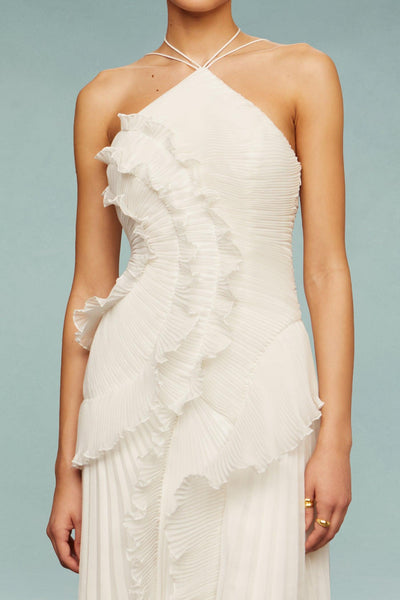 Marina – Ocean Whirlpool Maxi Dress