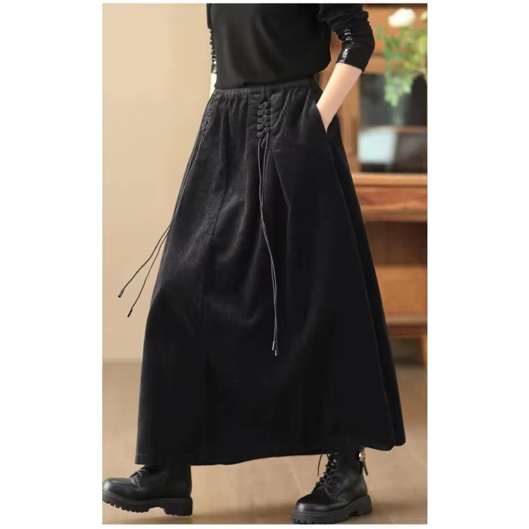 Cassia Corduroy Maxi Skirt