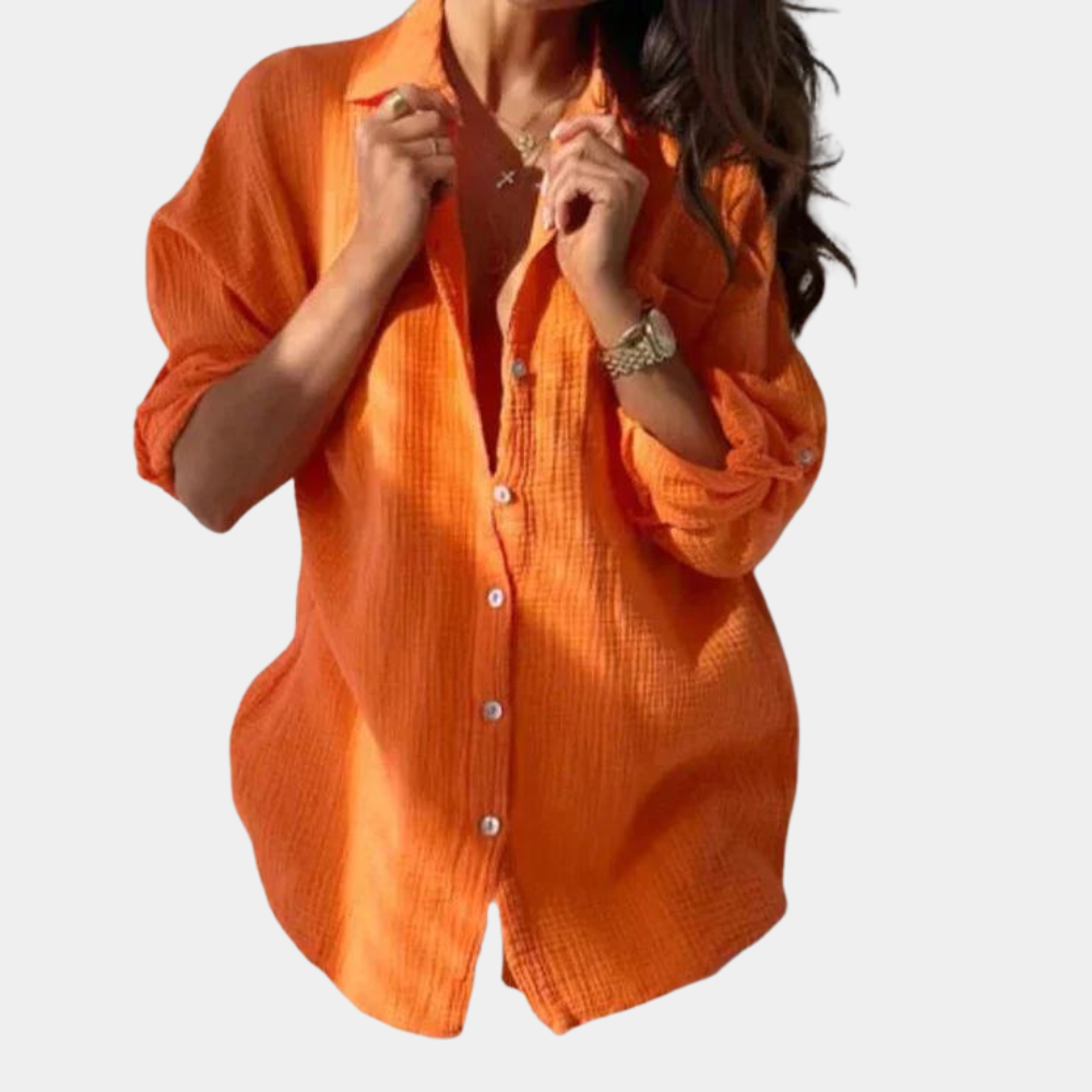 Avencea - Cheerful Summer Blouse for Women