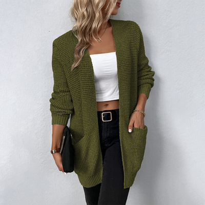 Maria | Women’s Relaxed Fit Long Pocket Winter Cardigan