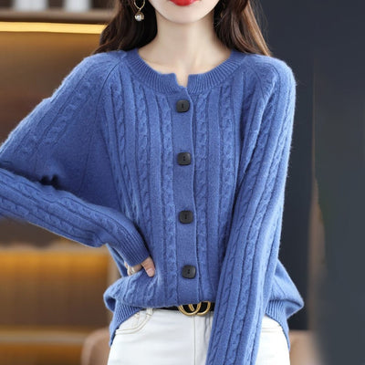 Lily | Women’s Cozy Button-Up Relaxed Fit Winter Cardigan