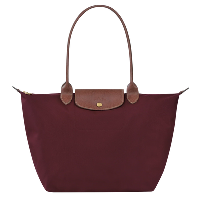 Large Le Pliage Tote, Burgundy