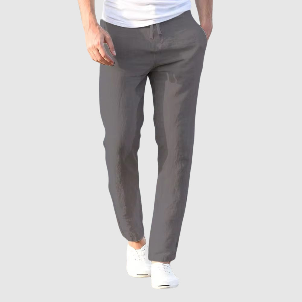 ETHAN | RELAXED LINEN TROUSERS