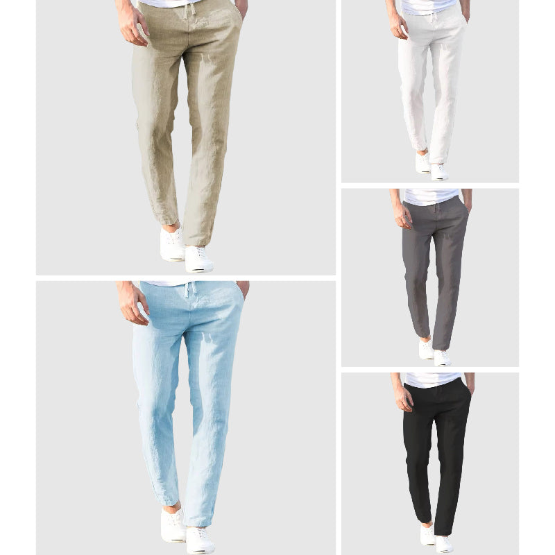 ETHAN | RELAXED LINEN TROUSERS