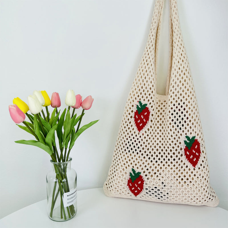 "La Frutta" Crochet Shopper Bag