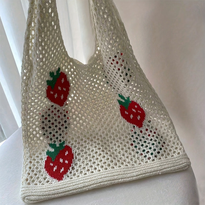 "La Frutta" Crochet Shopper Bag