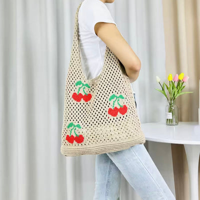 "La Frutta" Crochet Shopper Bag