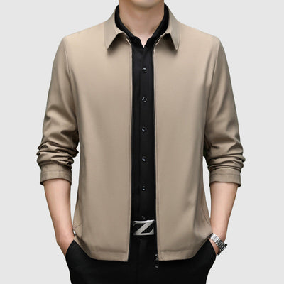 Venezia Nero – Zip-Up Knit Jacket