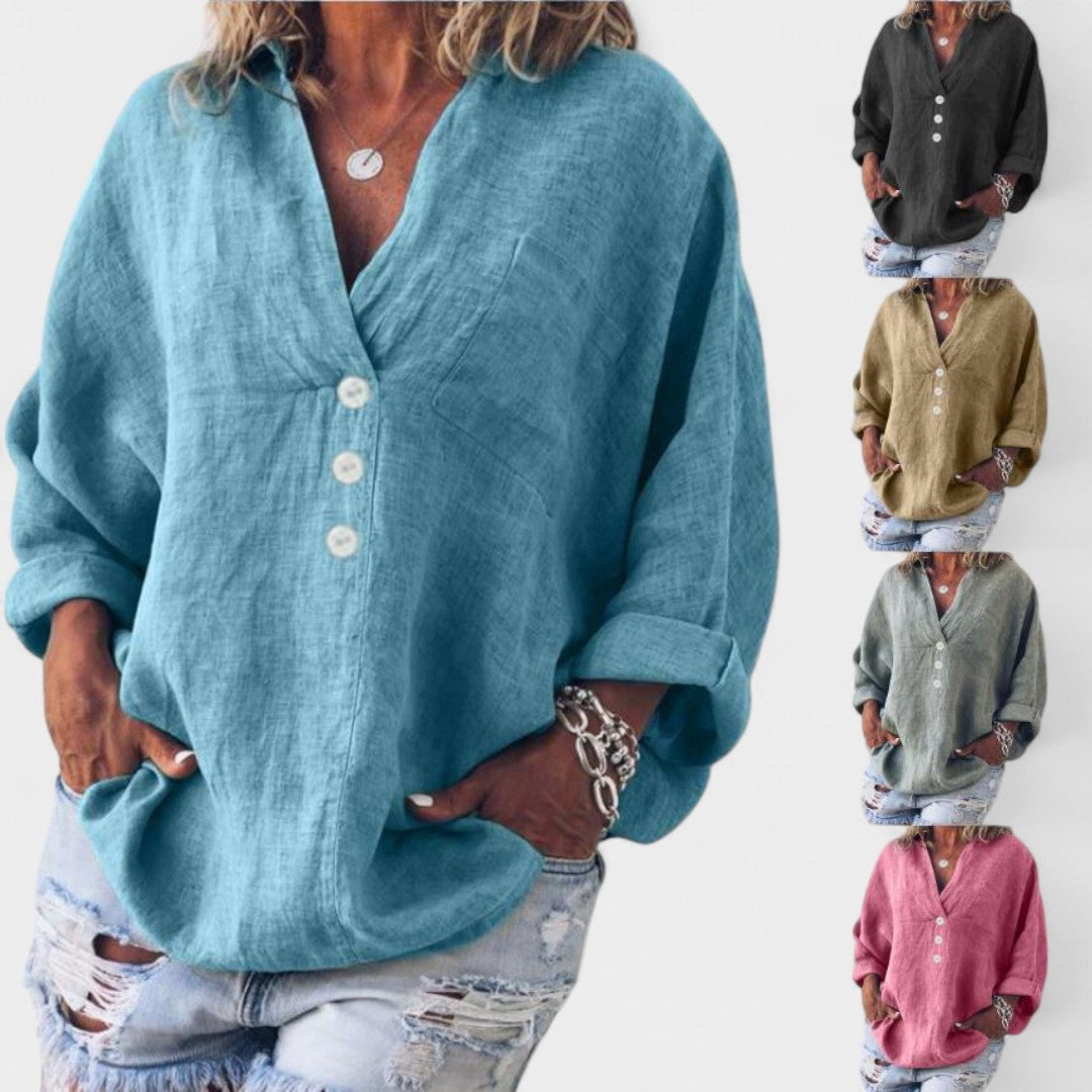 NORTHLINE STUDIO | RELAXED ELEGANT CUT BLOUSE