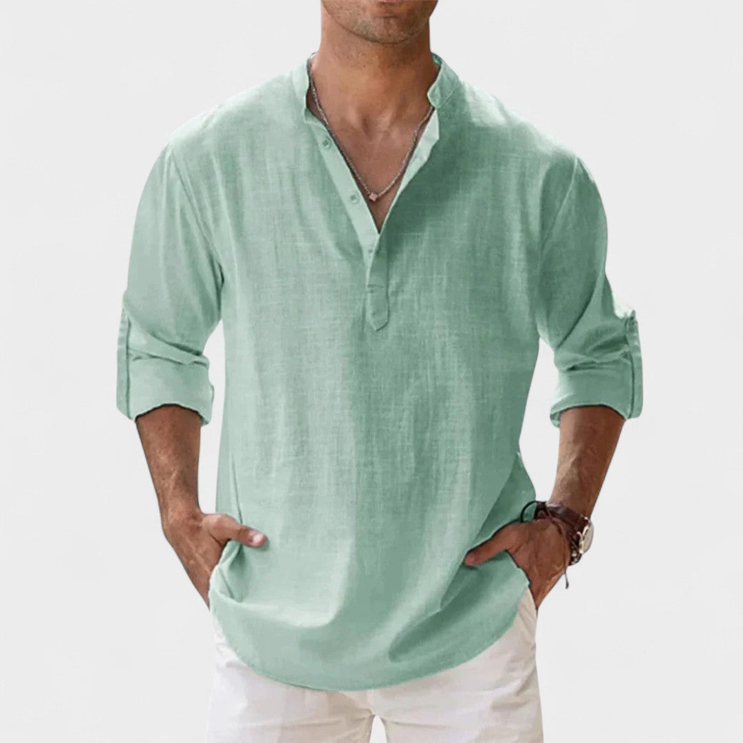 JAMES | RELAXED HENLEY SHIRT