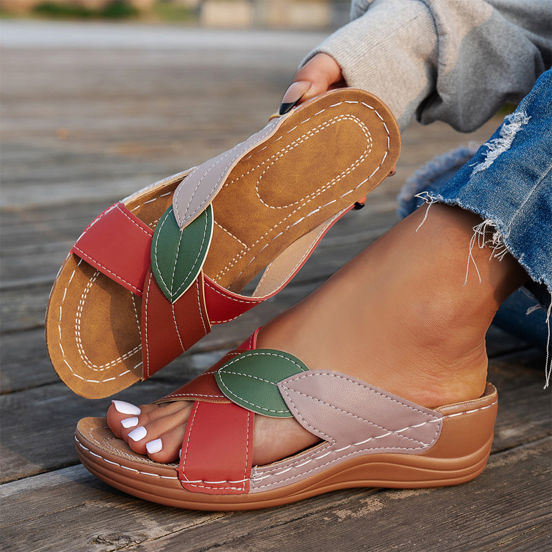 "Lina Botanica" Crossleaf Sandals