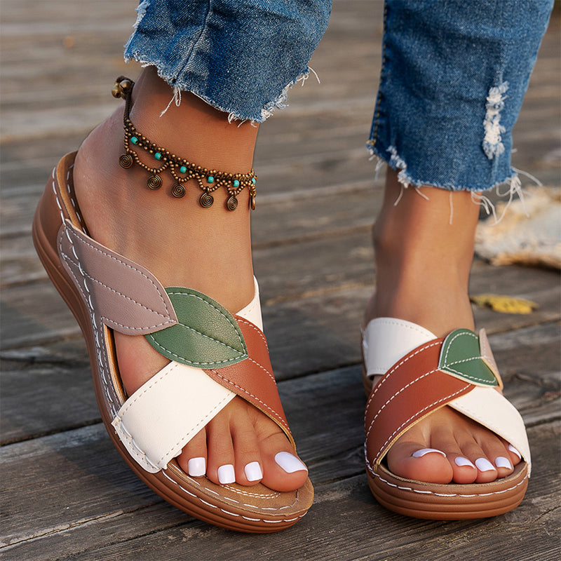 "Lina Botanica" Crossleaf Sandals