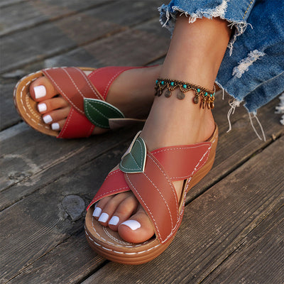 "Lina Botanica" Crossleaf Sandals