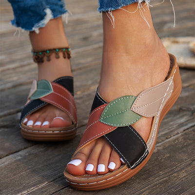 "Lina Botanica" Crossleaf Sandals
