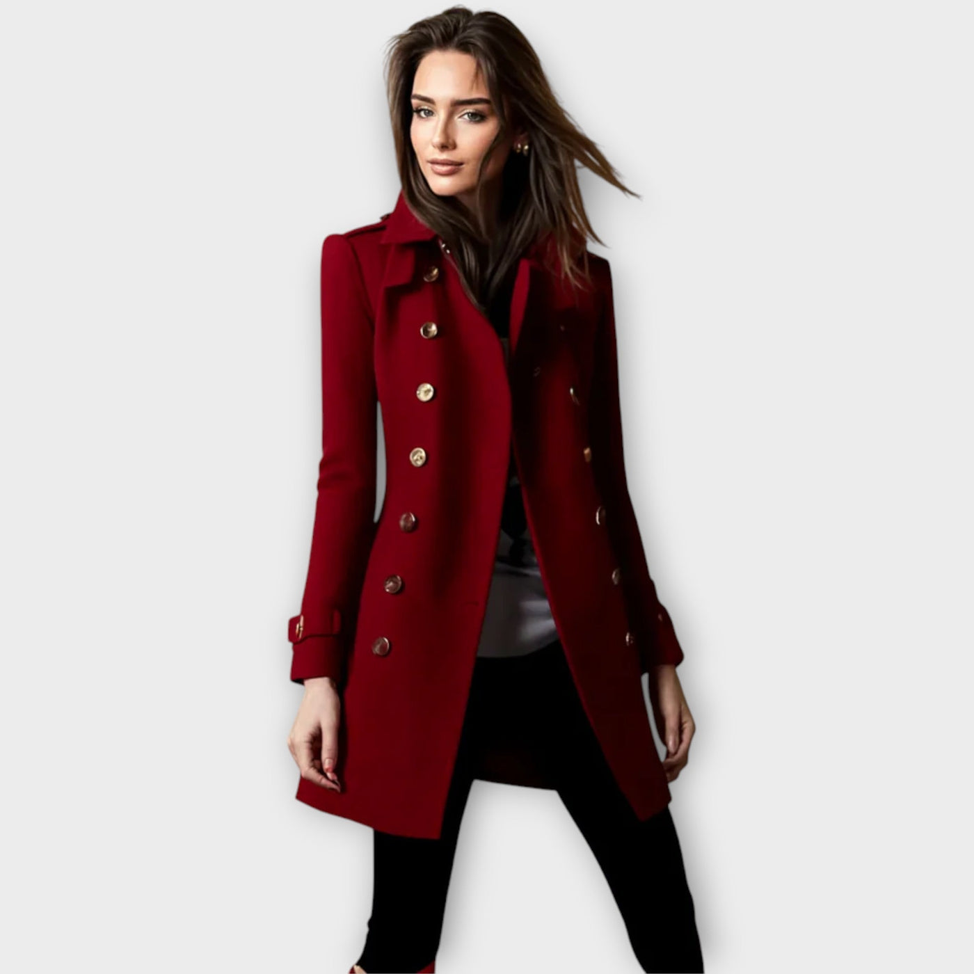 NORTHLINE STUDIO | Double Breasted Trench Coat