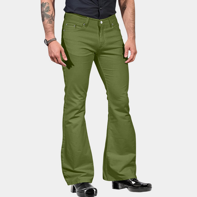 Avencea - Retro Flare Pants for Men