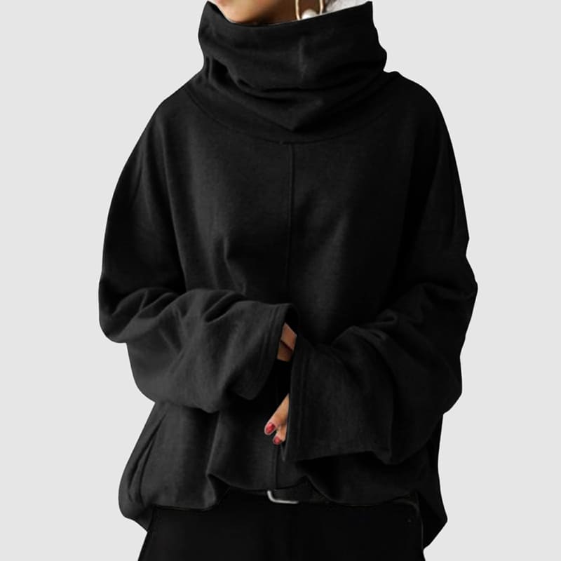 Alba Serenata – Oversized Turtleneck Sweatshirt