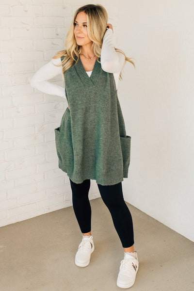 Scarlett™ - Stylish Long Sweaters with Pocket