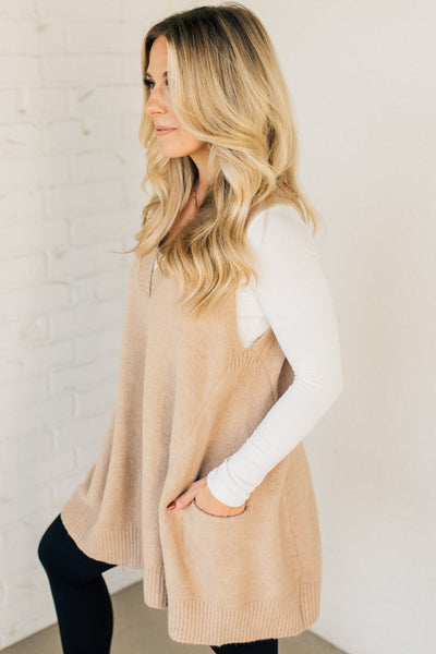 Scarlett™ - Stylish Long Sweaters with Pocket