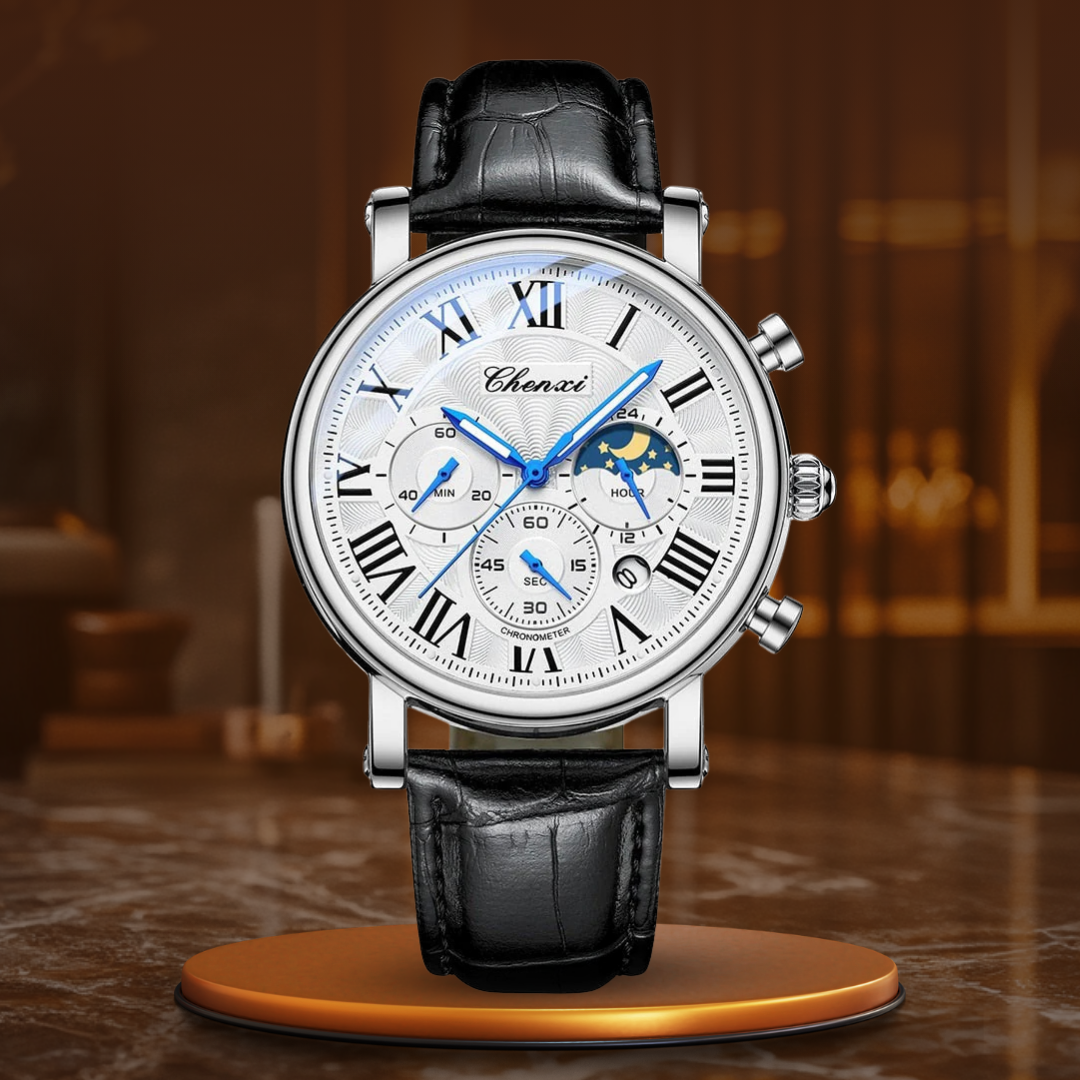 Luxury Leather Strap Quartz Watch™