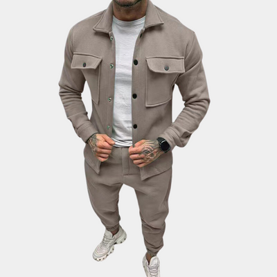 Avencea - Two-Piece Men's Set with Vest and Trousers