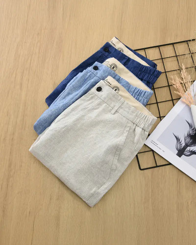 Tailored Linen Shorts