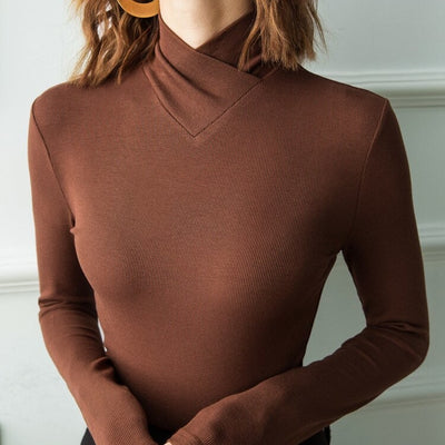 Autunno Sereno – Knitted Turtleneck Top