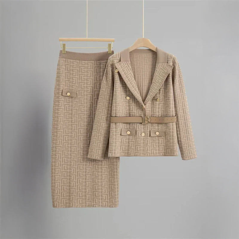 "Marietta" Elegant Knitted Set