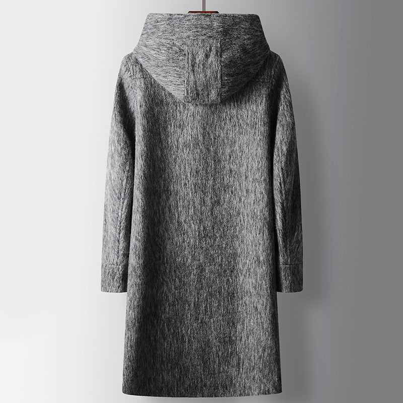 Vespero Lungo – Hooded Wool Overcoat