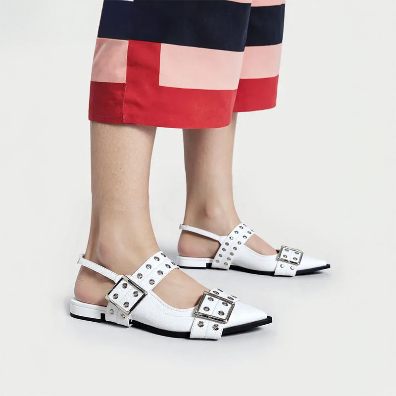 "Memphis" Pointed Flats