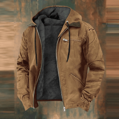 Nathan | Men’s Casual Zip-Up Hooded Jacket