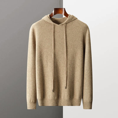 Merino Wool Winter Hoodie for Men