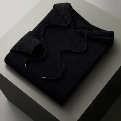 Merino Wool Winter Hoodie for Men