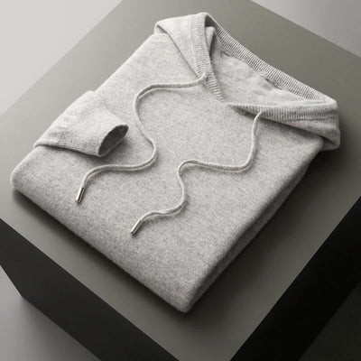 Merino Wool Winter Hoodie for Men
