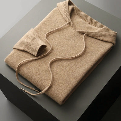 Merino Wool Winter Hoodie for Men