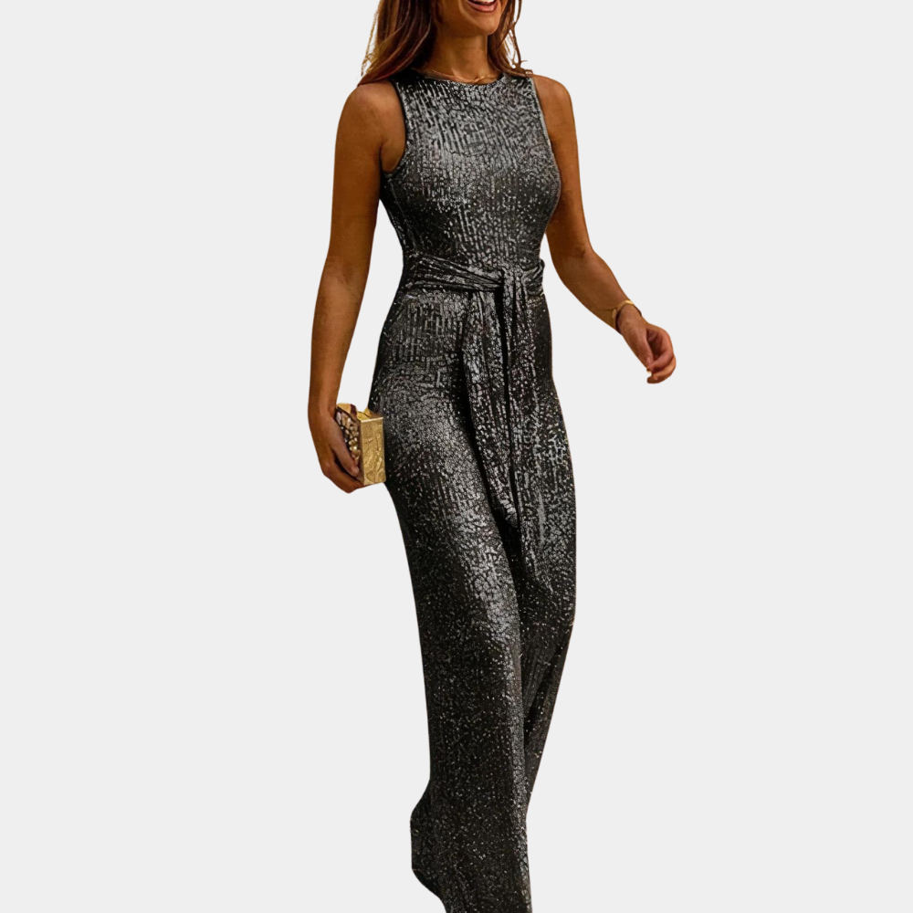 Avencea - Elegant glitter jumpsuit for women