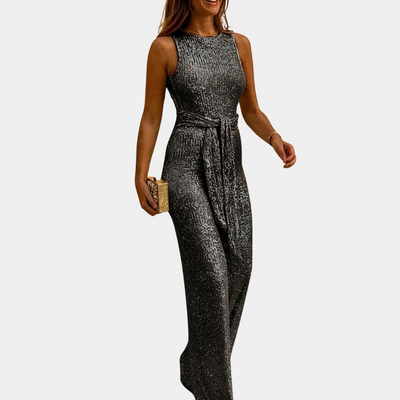 Avencea - Elegant glitter jumpsuit for women