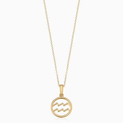 Zodiac sign necklace - Gold 18k
