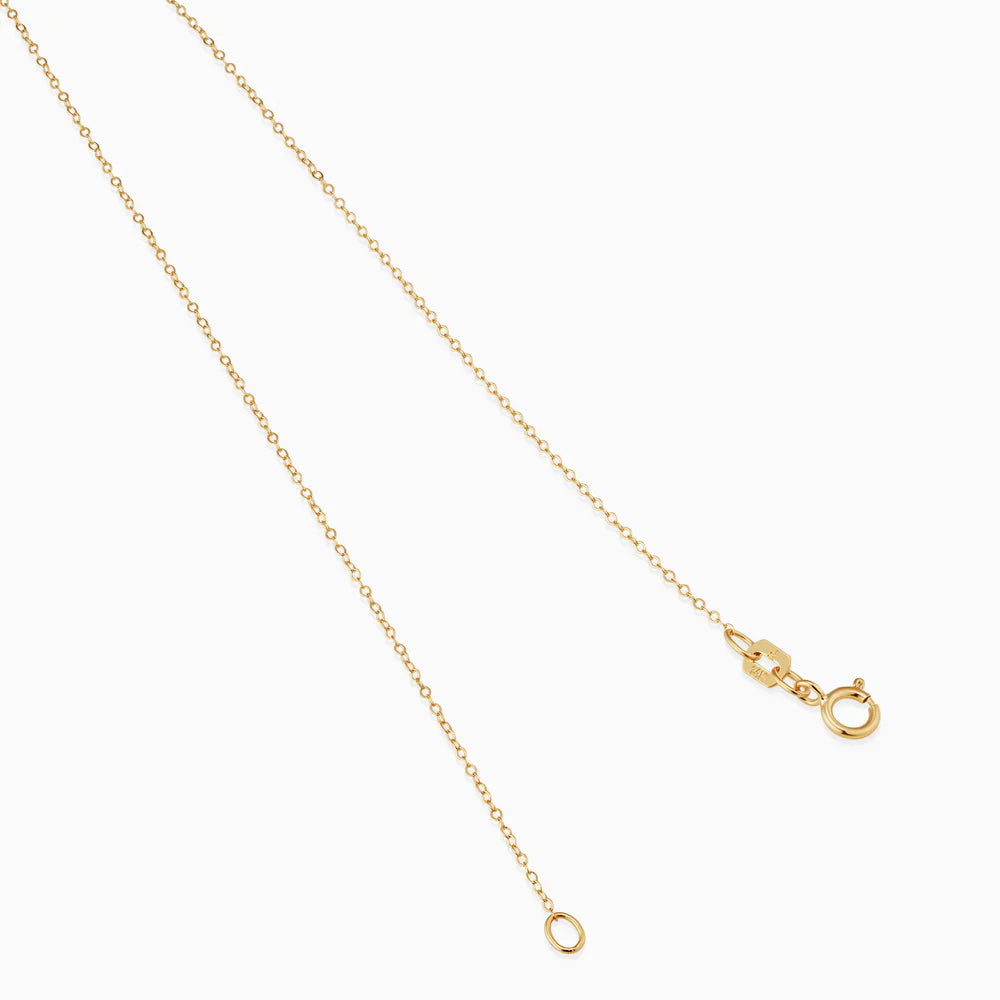 Zodiac sign necklace | White Gold 18k