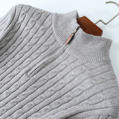 Shepard Wool Zip-Up Sweater