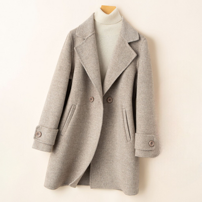 Lynette Wool One-Button Coat