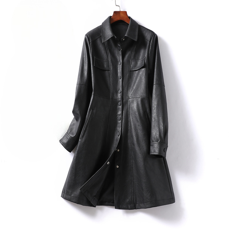 Cinderella Sheepskin Leather Coat