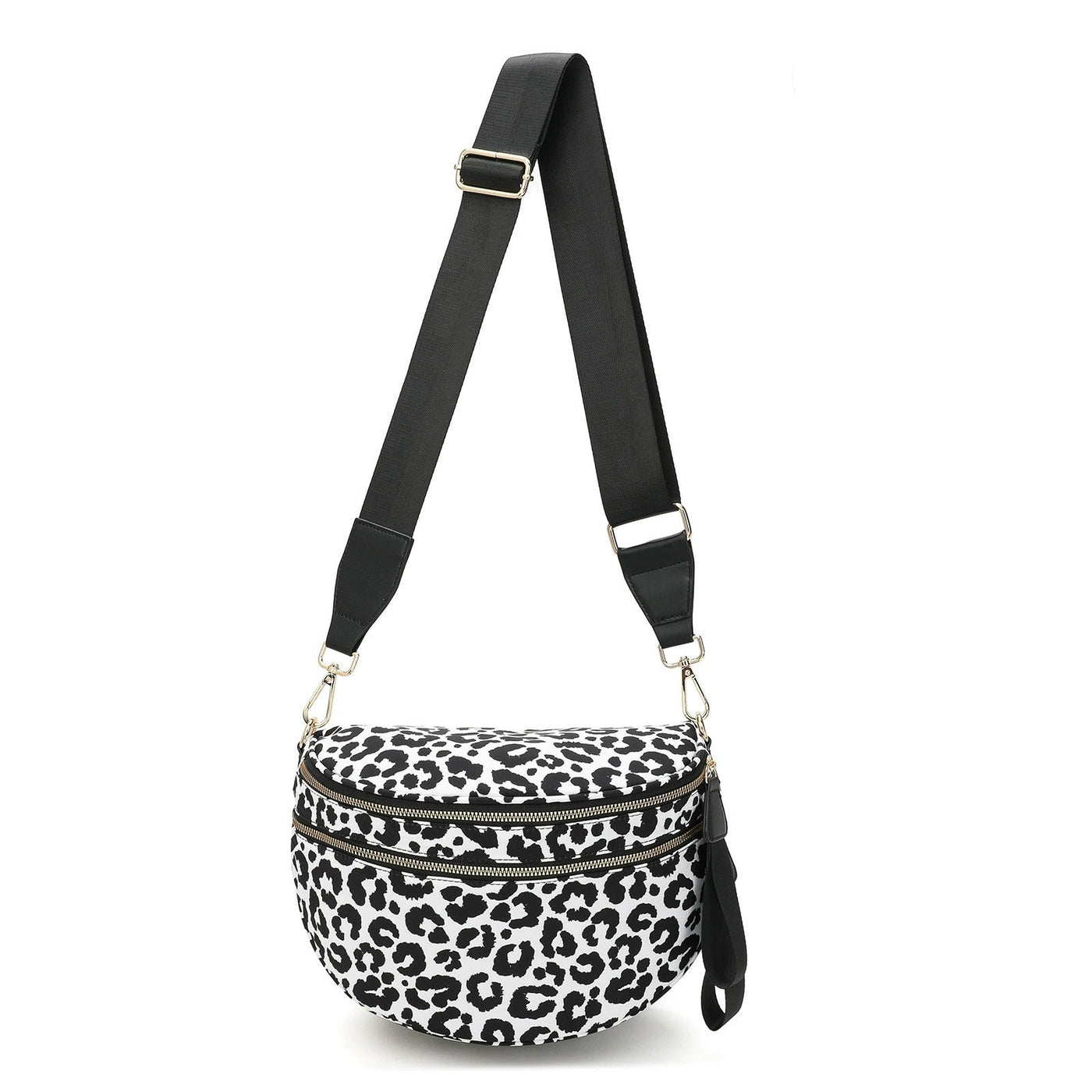 Cross Body Checkered Bum Sling Bag