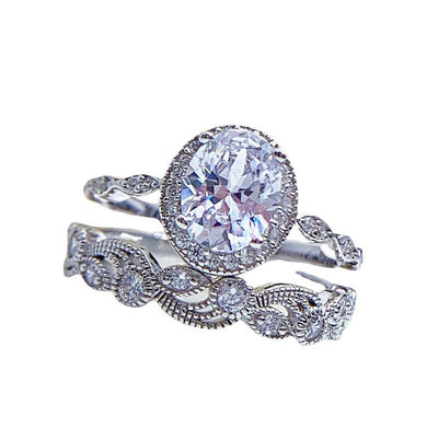 Adelina Corsaglia Ring | White Gold 18k